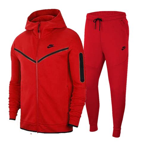 nike trainingspak rood